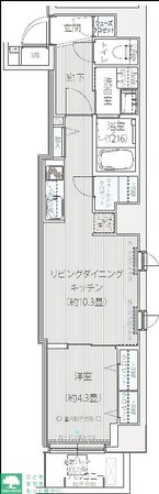 クリスタルパレス蒲西の物件間取画像